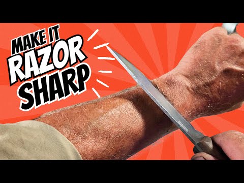 How to SHARPEN a Scandi Like a Razor