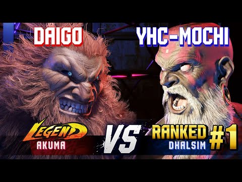 SF6 ▰ DAIGO (Akuma) vs YHC-MOCHI (#1 Ranked Dhalsim) ▰ High Level Gameplay