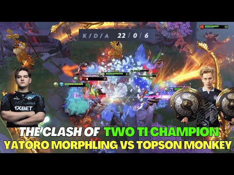 Clash of Two TI Champions: Yatoro Morphling VS Topson Monkey King - Dota 2 Tako