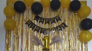 Download lagu UWUWW DEKORASI ULANG TAHUN TEMA GOLD-BLACK BIKIN MEWAH MOMENT BIRTHDAY LHOO!!! ~ Qiarazwa  mp3