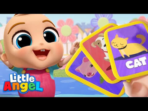 Animal Sounds Song | Little Angel Kids Songs & Nursery Rhymes