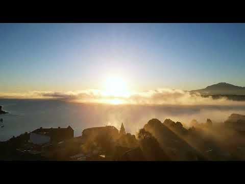 Amanecer en Puerto Varas, Región de Los Lagos 