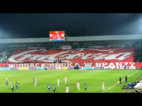Cracovia - Legia Warszawa 1:0. Oprawa Pasów: WIODĄCA MARKA W BRANŻY