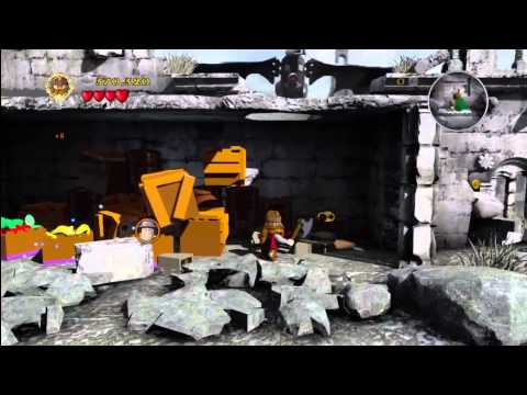 Lego Lord of the Rings: Level 12/Osgiliath - FREE PLAY - All Collectables - HTG