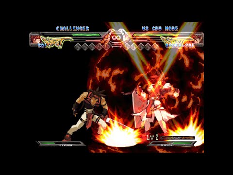 GUILTY GEAR XX SLASH - Sol VS Boss Order Sol
