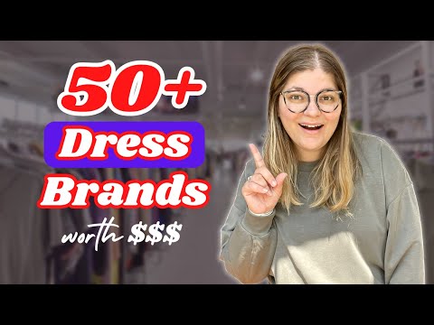 The 50 BEST DRESS BRANDS To Resell Online in 2026! Selling on eBay & Poshmark!