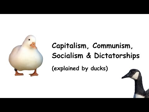 Capitalism, Communism, Socialism & Dictatorships (explained by ducks)