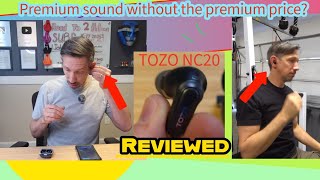 TOZO NC20 ANC Wireless Earbuds Review 🎧 | Hi-Res Sound, 80H Battery & AI Noise Cancelling Test