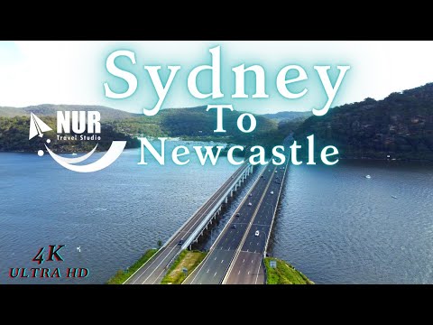 Sydney To Newcastle- Travel Video by Car in 4K || Sydney To Newcastle Road Tour