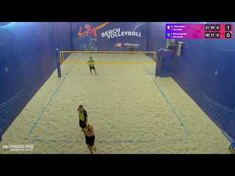 16:20 A. Matvieiev / I. Horiaiev - I. Romanenko / I. Skrynnik 13.11.2022 | Winners Beach Volleyball