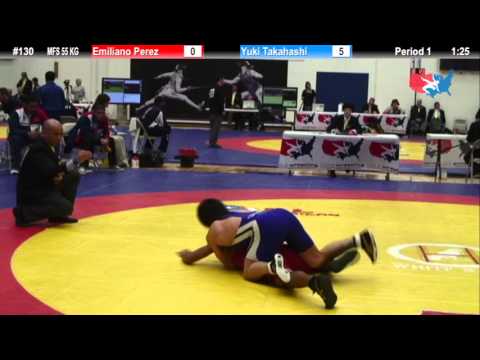 55 KG Consolation R1 - Emiliano Perez (Panama) vs. Yuki Takahashi (JPN)