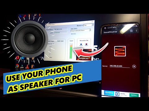 How to use your Smartphone As Speaker For Pc