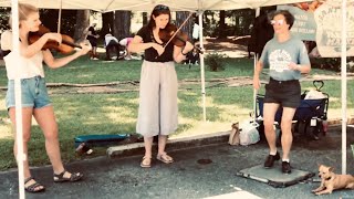 Cultured South #Buckdance - Miss #Moonshine &amp; Mr B with #Fiddling Sisters #PermissiontoDance