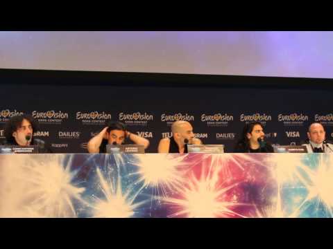 ESCKAZ in Stockholm: Press conference with Minus One (Cyprus)