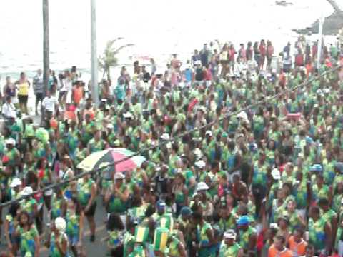 O Desfile do olodum na barra!!