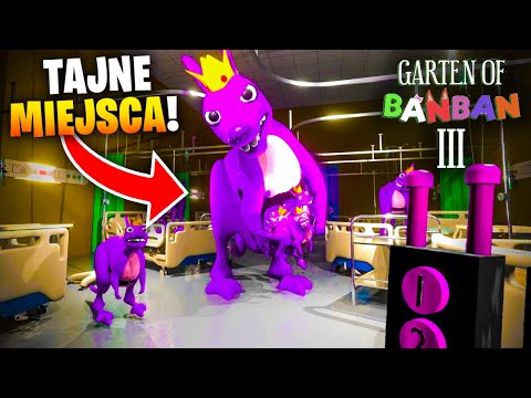 Odkrywam *SEKRETNE MIEJSCA* w *GARTEN OF BANBAN 3* i uciekam przed "NOWĄ POSTACIĄ" z CHAPTER 3! #2