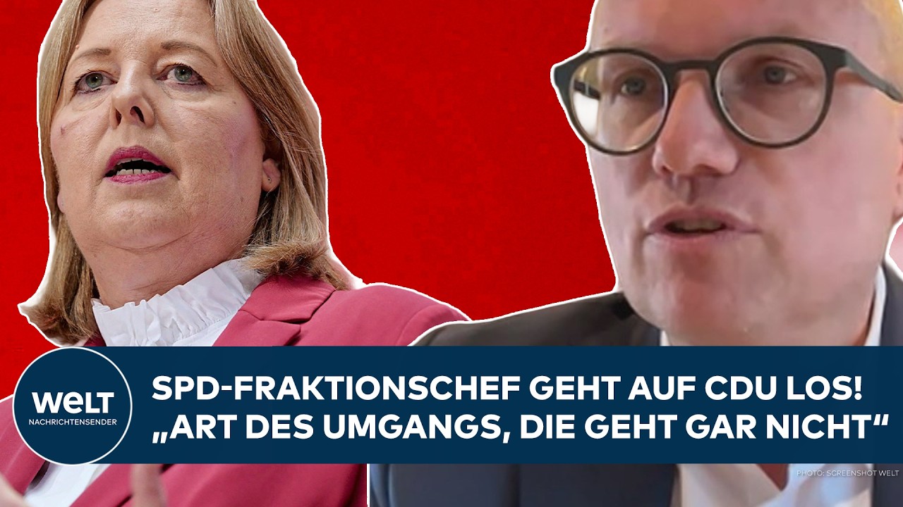 SPD GEHT AUF CDU LOS: Bas-Beben erschüttert Berlin! "Art des Umgangs, die geht gar nicht"