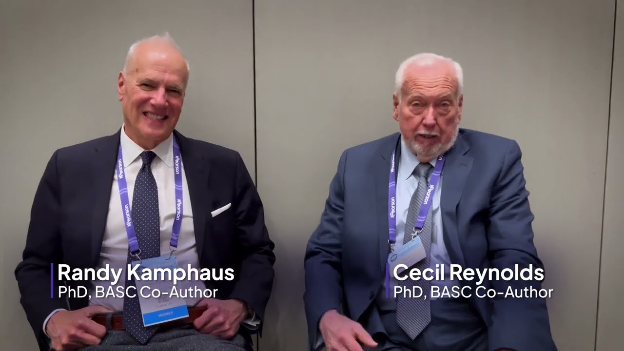 Randy Kamphaus, PhD & Cecil Reynolds, PhD, authors of the BASC, share their experiences with Revibe