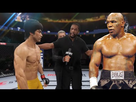 UFC4 Bruce Lee vs Mike Tyson EA Sports UFC 4