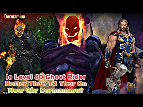 Is Level 80 Ghost Rider Better Than T4 Thor On New Gbr Dormammu? - Marvel Future Fight