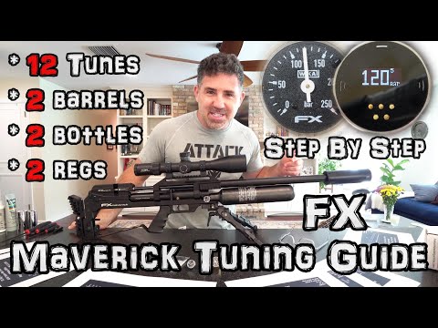 FX Maverick (AIRGUN TUNING GUIDE) !! + Dual Regulator Tuning - Hammer Spring Setup - Airgun Accuracy