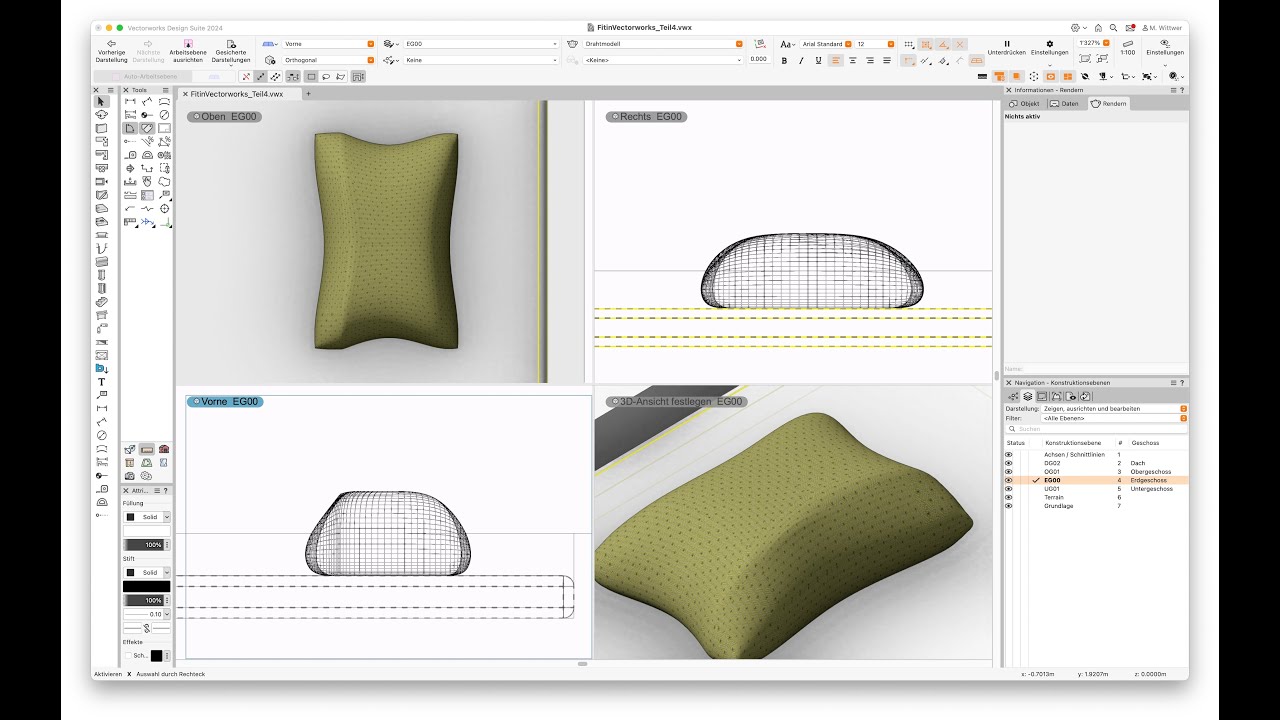 Fit in Vectorworks Teil 4 – Modellieren wie in Rhino