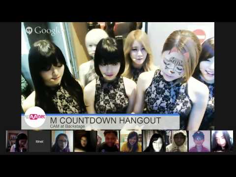 M COUNTDOWN BACKSTAGE HANGOUT CAM
