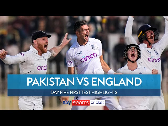 England put on STUNNING show on final day of first Test 😍 | Pakistan v England | Day Five Highlights