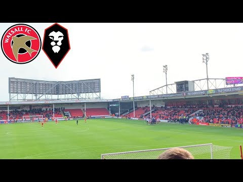 WALSALL VS SALFORD CITY *VLOG*! LUND’S 97TH MINUTE WINNER STUNS WALSALL IN LATE DRAMA!