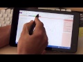 Dell Venue 8 Pro tablet stylus demonstration