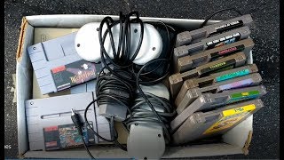 Live Garage Sale Video Game Finds! Final Fantasy 3, Pokemon Games + S2E19