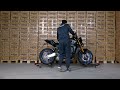 SEFIS M20U klappbarer mobiler universeller Motorradständer Heck