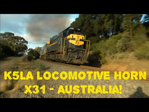 K5LA Locomotive horn, Australia!