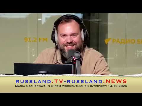 Maria Sacharowa in ihrem wöchentlichen Interview 14.10.2026