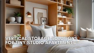 Rental Friendly Vertical Storage Solutions for Tiny Studio Apartment Bathrooms and Kitchens