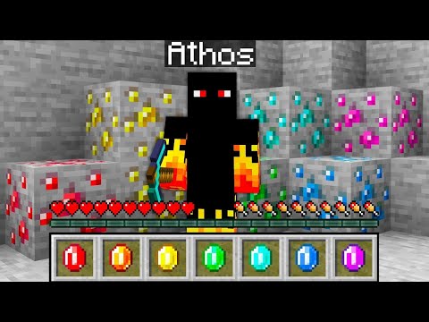 J’ai miné TOUS les MINERAIS RARES dans Minecraft