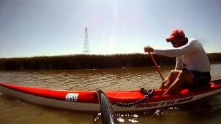 preview picture of video 'Casual Paddle: Rey at Suisun City Sloughs prt 1 8-5-2011 GOPR0 -.mp4'