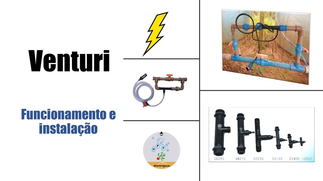 VENTURI - PRINCÍPIO DE FUNCIONAMENTO, VANTAGENS E DESVANTAGENS, INSTALAÇÃO E OPERAÇÃO (HIDRÁULICA)