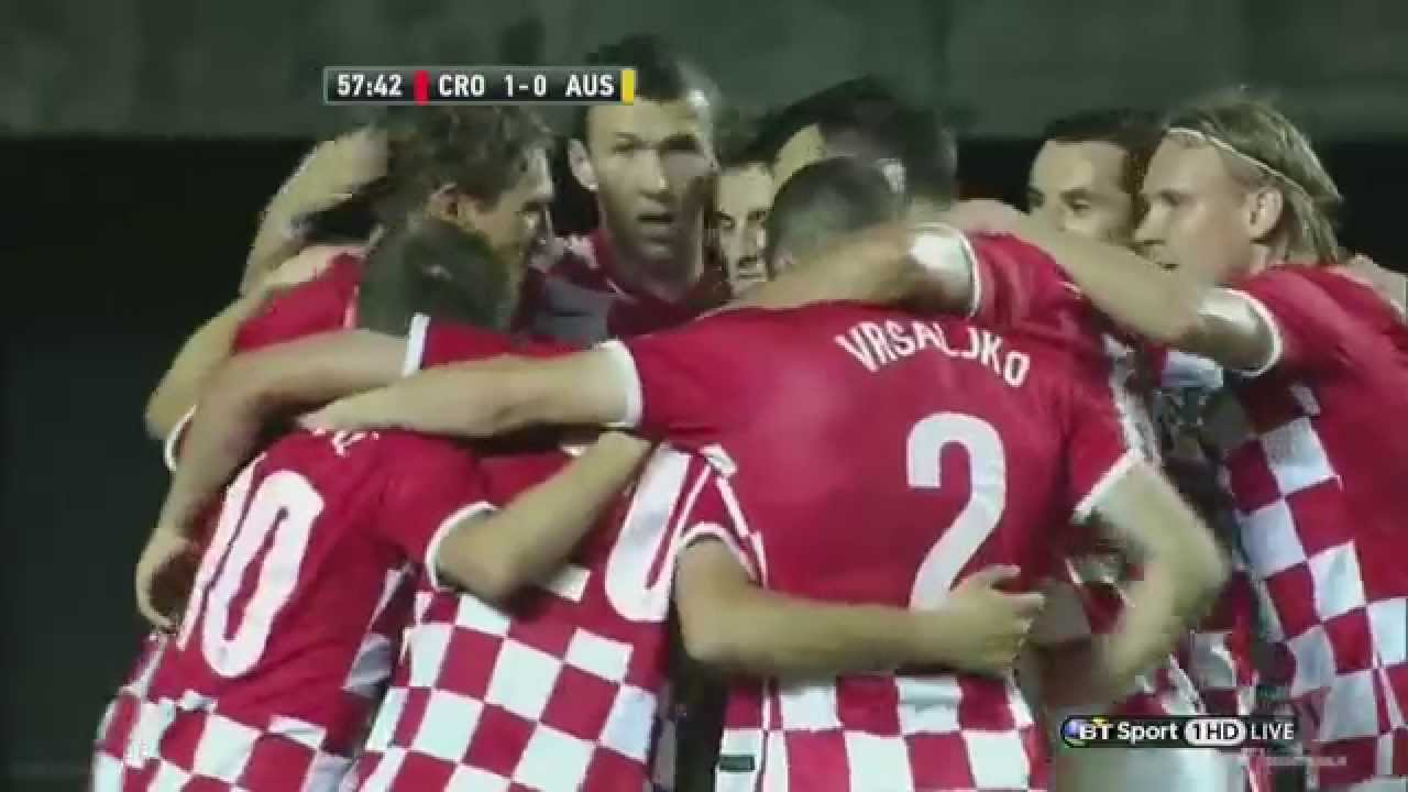 Nikica Jelavic goal Croatia vs Australia 6/06/2014