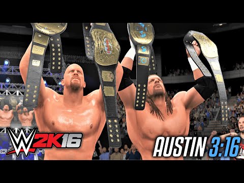 WWE 2K16 - 2K Showcase - Austin 3:16 (Full Game Walkthrough + Ending)