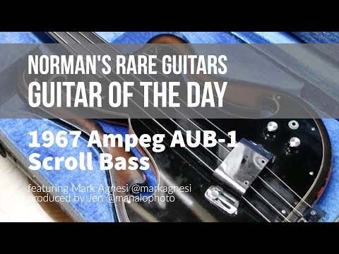 1967 Ampeg AUB-1 Scroll Bass | Guitar of the Day