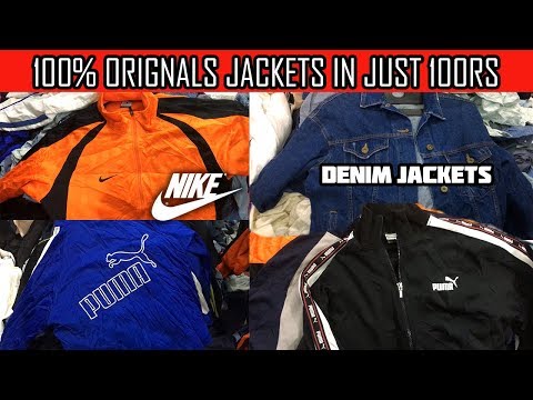 100% original nike puma adidas fila jackets and tracks , den...