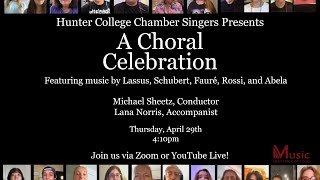 A Choral Celebration with the Hunter Chamber Singers