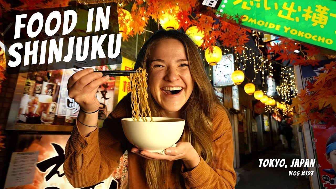 Join a dynamic duo as they embark on an exciting culinary adventure at Omoide Yokocho.