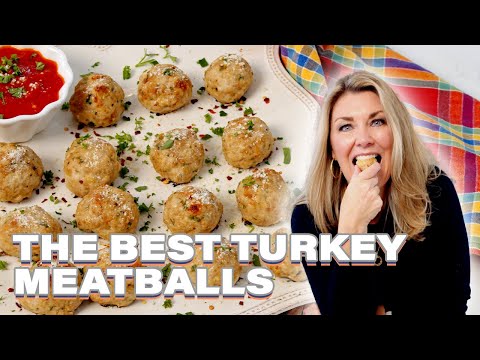 Healthy, Tender, and Juicy Baked Turkey Meatballs!