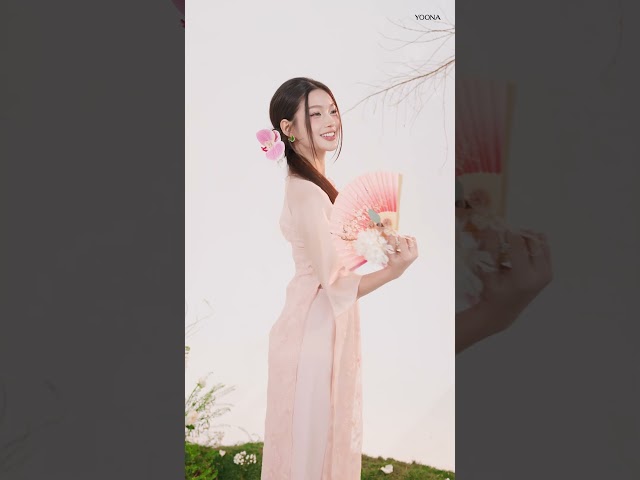 ND25B653 - Sét bộ áo dài lưới thêu hoa 3D