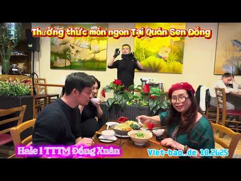 THĂM QUÁN SEN ĐỒNG TẠI TTTM ĐỒNG XUÂN 