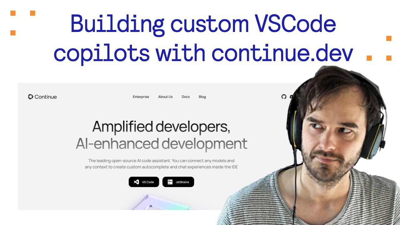 Building custom VSCode copilots with continue.dev