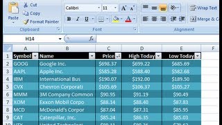 Excel VBA - Get Stock Quotes from Yahoo Finance API