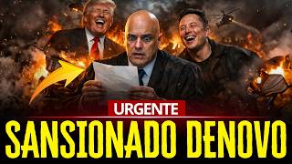 URGENTE! TRUMP NOTIFICA MORAES E BOMBA CAI NO COLO DO STF 